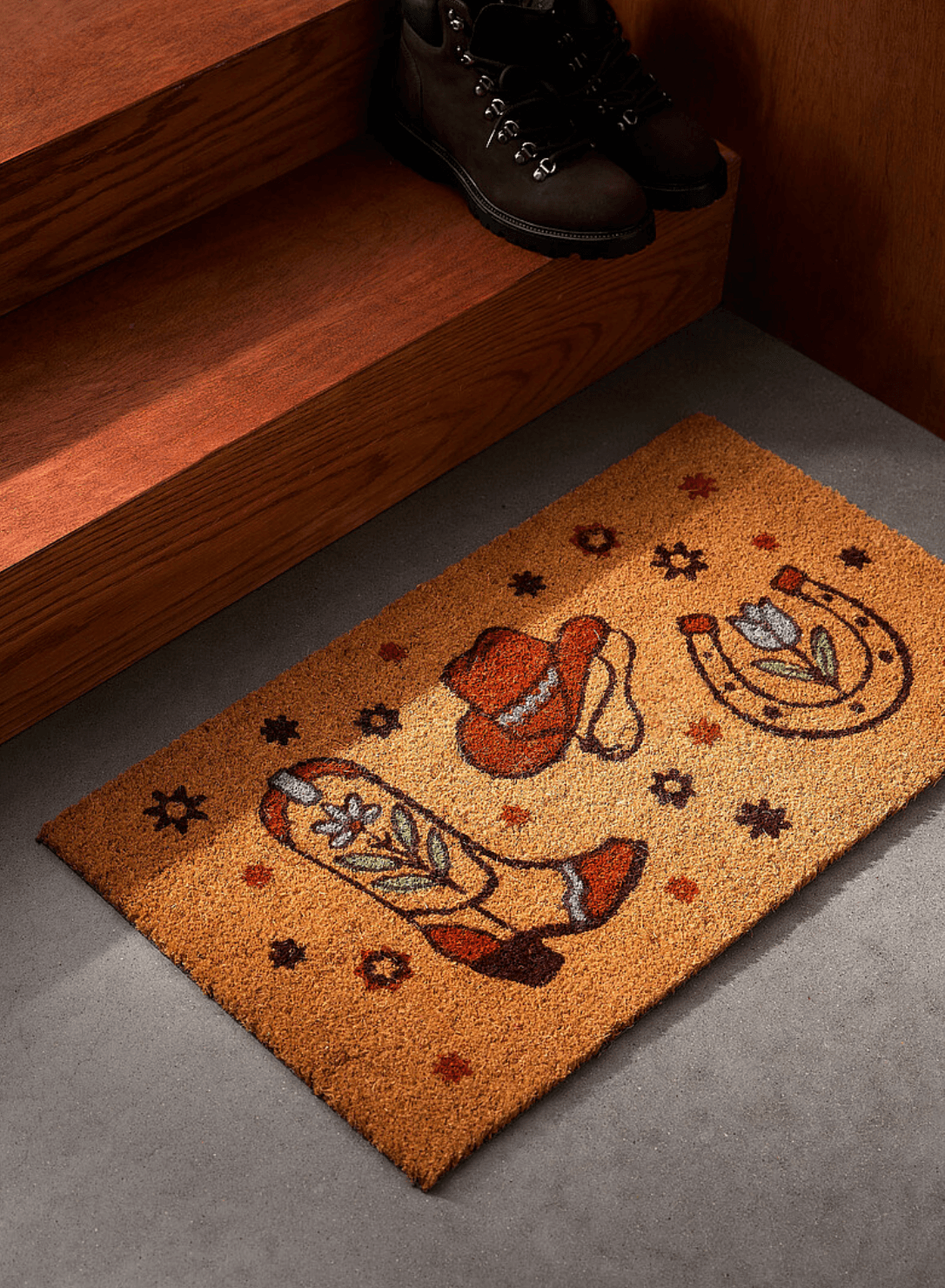 Cowboy doormat